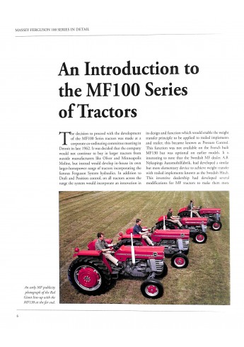 Massey Ferguson 100 series IN Detail Voorkant