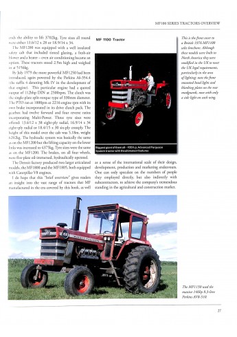 Massey Ferguson 100 series IN Detail Voorkant