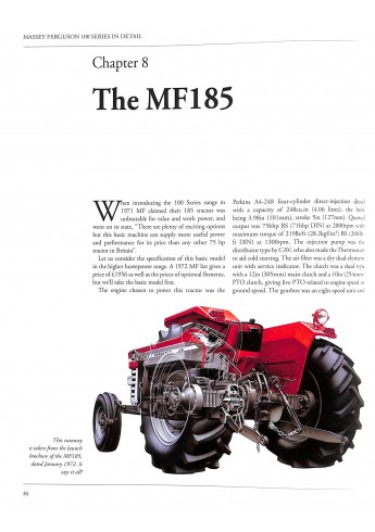 Massey Ferguson 100 series IN Detail Voorkant