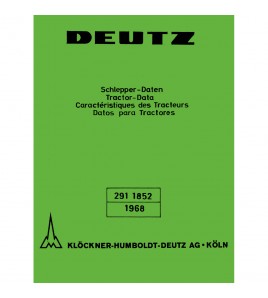 Deutz Schlepper Daten D-72