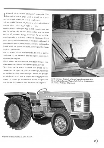 Tracteurs Renault 385 & Master 1963-1970 Voorkant