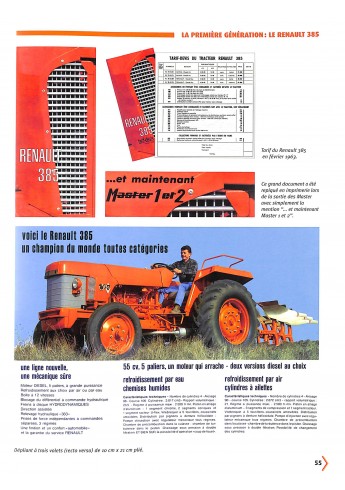 Tracteurs Renault 385 & Master 1963-1970 Voorkant