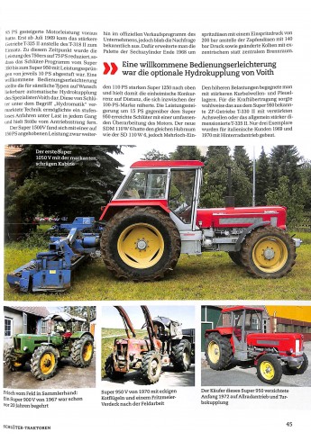 Typenkatalog Schlüter /  Traktor Classic Special Voorkant