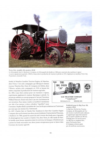 Tracteurs Américains, les grandes dates de la mécanisation Voorkant