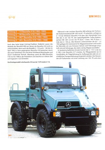 Unimog - Alle Typen, Alle Modelle, Alle Daten seit 1946 Voorkant