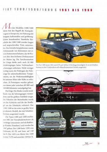 Fiat die Personenwagen-chronik