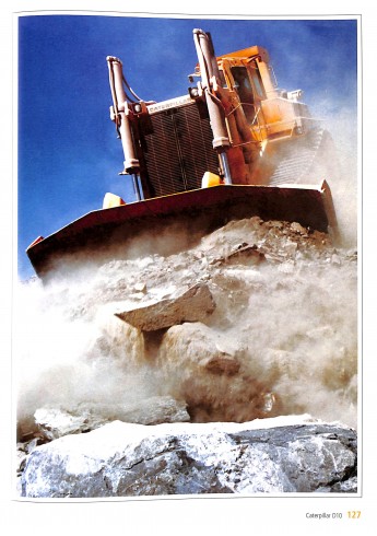 Caterpillar Bulldozer-Prospekte Voorkant