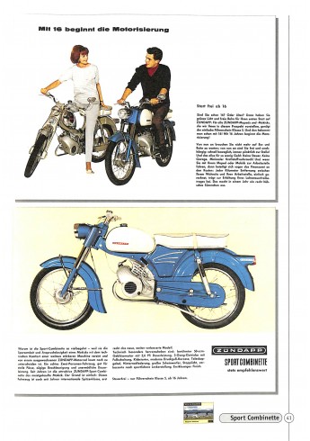 Zündapp Prospekte Moped, Mokick, Kleinkraftrad & Leichtkraftrad 1953-84 Voorkant