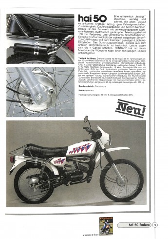 Zündapp Prospekte Moped, Mokick, Kleinkraftrad & Leichtkraftrad 1953-84 Voorkant