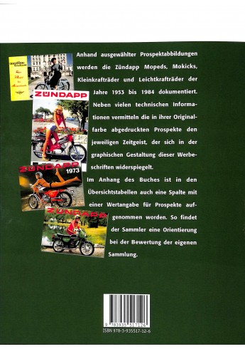 Zündapp Prospekte Moped, Mokick, Kleinkraftrad & Leichtkraftrad 1953-84 Voorkant