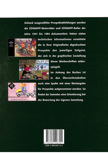 Zündapp Prospekte  - Motorrad & Roller 1947-1984 Voorkant