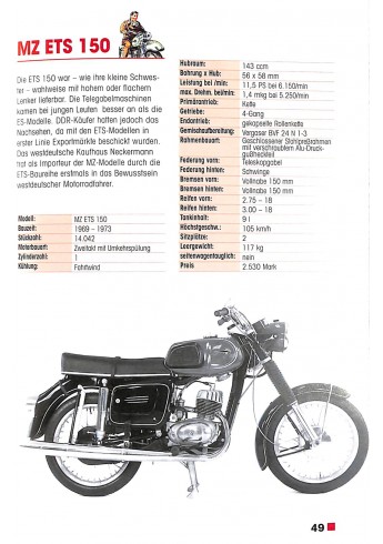 MZ - Motorräder seit 1950 Voorkant