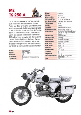 MZ - Motorräder seit 1950 Voorkant