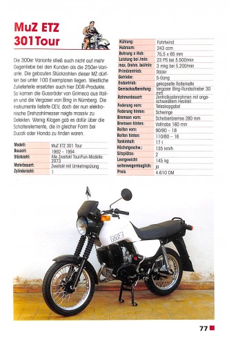 MZ - Motorräder seit 1950 Voorkant