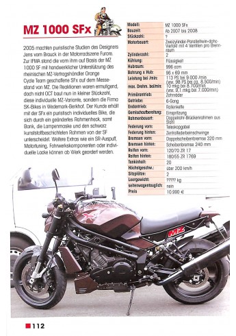 MZ - Motorräder seit 1950 Voorkant