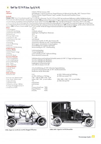 Opel Fahrzeug-Chronik Band 1 1899-1951