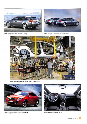 Opel Fahrzeug-Chronik Band 3 1991-2012