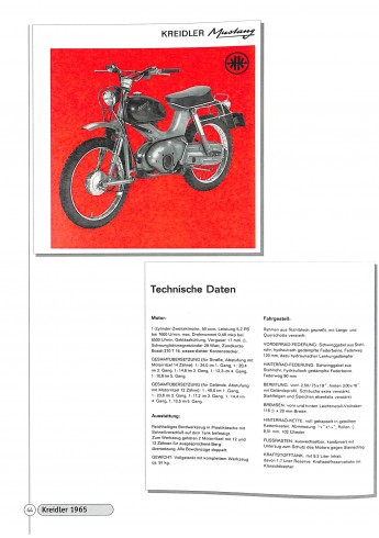 Kreidler Prospekte 1950-1982 Voorkant