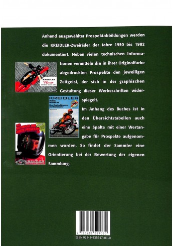 Kreidler Prospekte 1950-1982 Voorkant