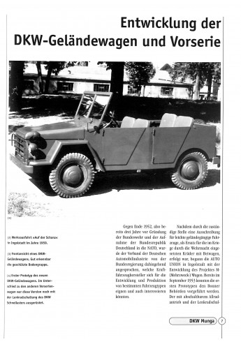 DKW Munga Geländewagen, 1956-1968
