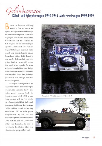 Volkswagen Album, Bilder aus vergangenen Zeiten