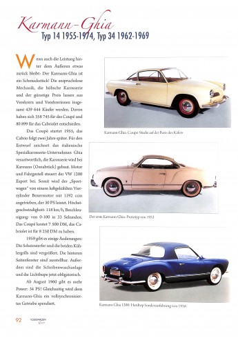 Volkswagen Album, Bilder aus vergangenen Zeiten