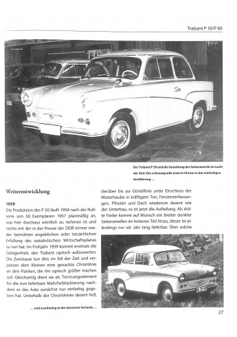 Autos, die noch Typen waren. Trabant alle Modelle