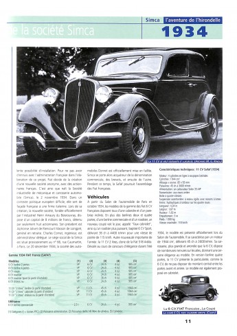 Simca Láventure de l'hirondelle