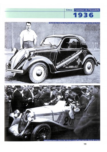 Simca Láventure de l'hirondelle